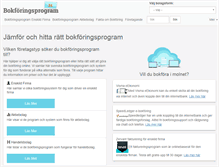 Tablet Screenshot of bokforingsprogram24.se